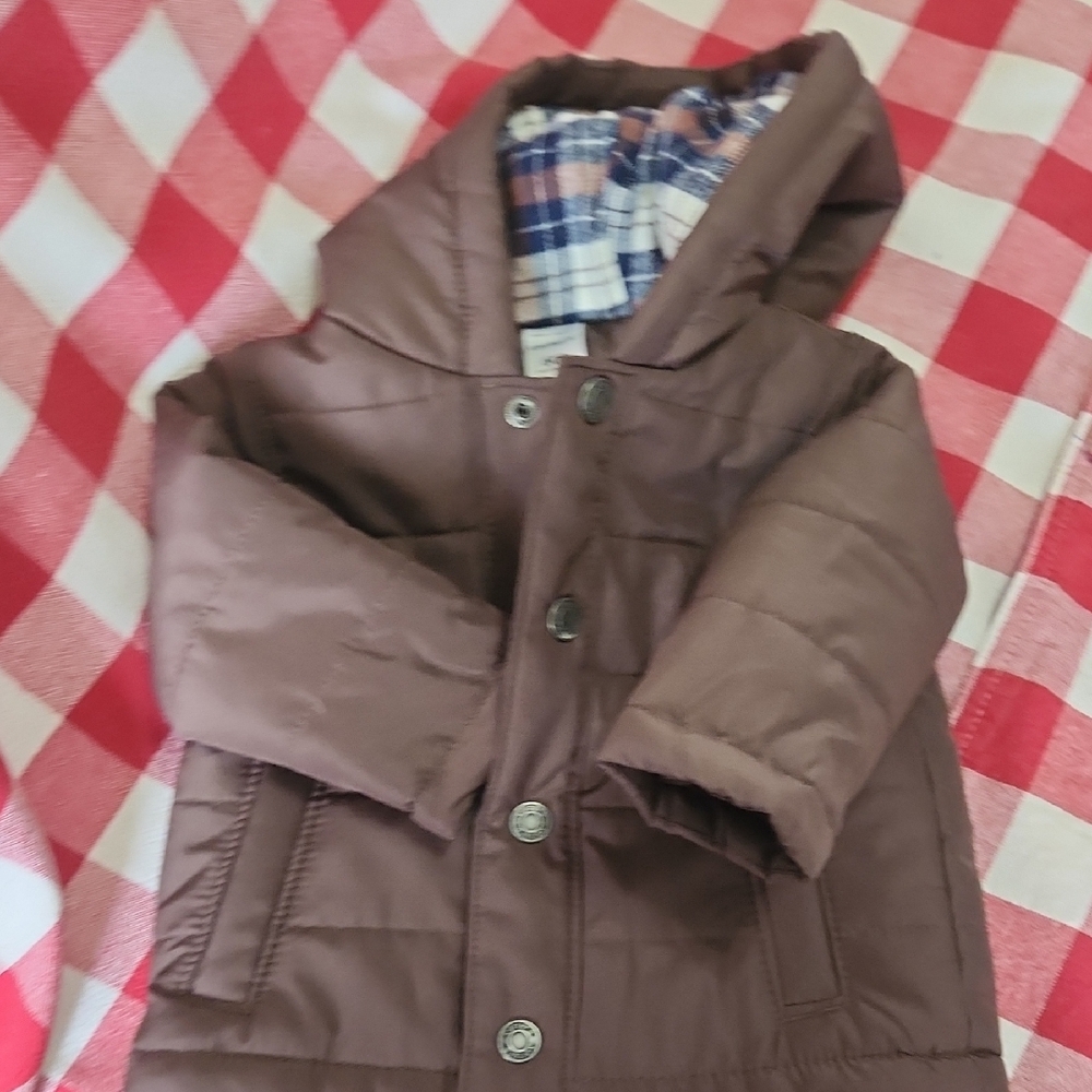 Carter's Brown Hooded Kids Jacket